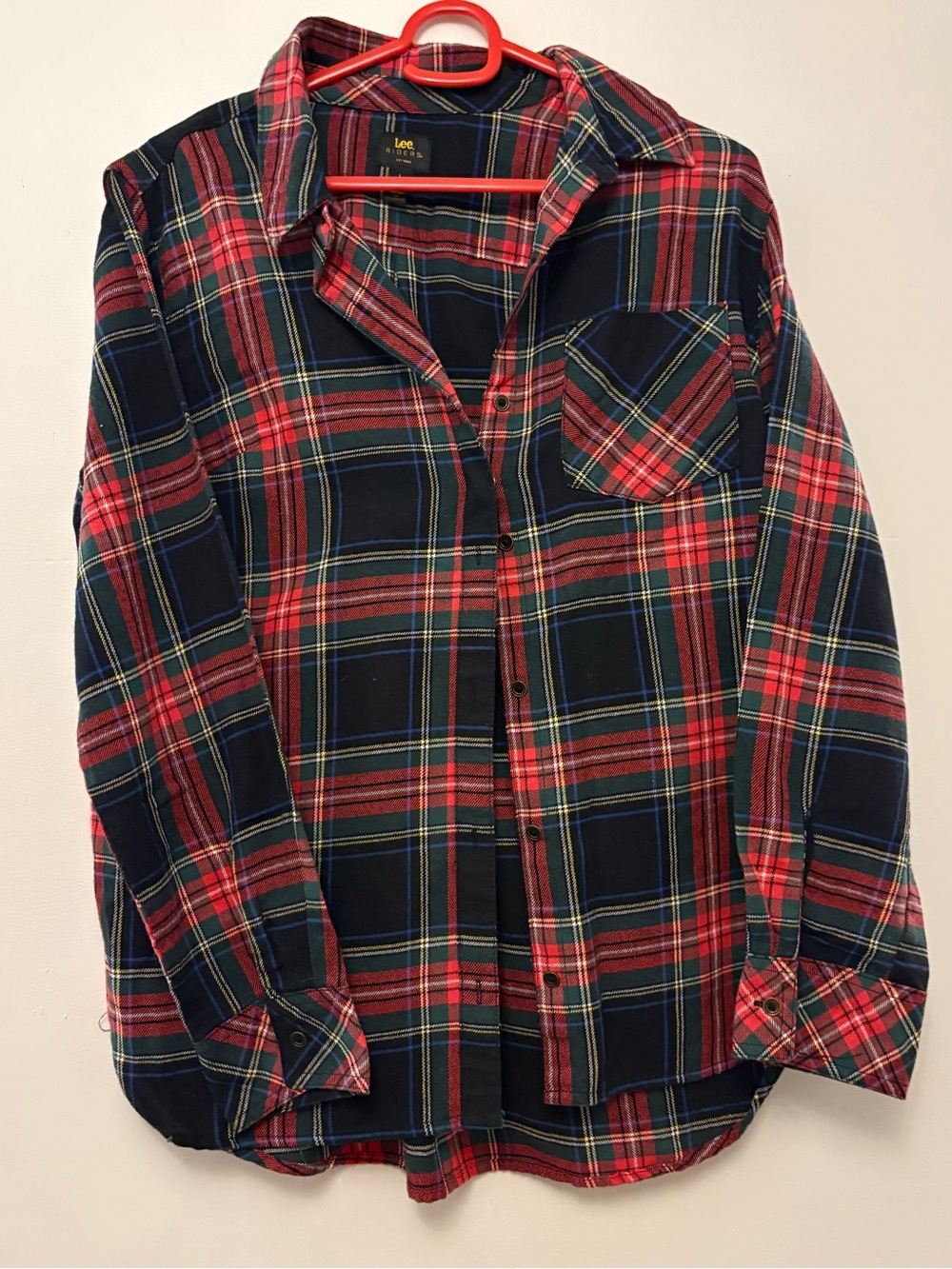 π₯π2 / $15 ππ₯pink π― % cotton staple plaid shirt